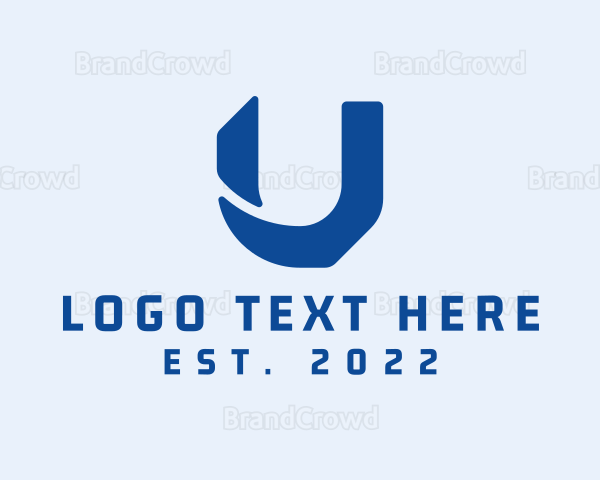 Web Application Letter U Logo