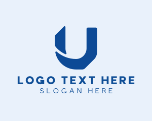 Telecom - Generic App Letter U logo design