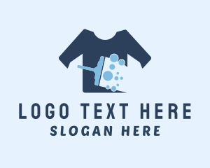 Dry Cleaning - Clean Wash Shirt logo design