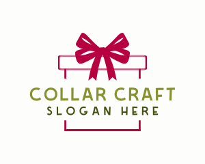 Ribbon Gift Box logo design