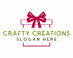 Hobby - Ribbon Gift Box logo design