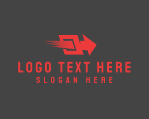 Quick Delivery Logistics Arrow Logo