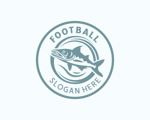 Fisherman Trout Fish Logo