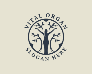 Woman Organic Spa logo design