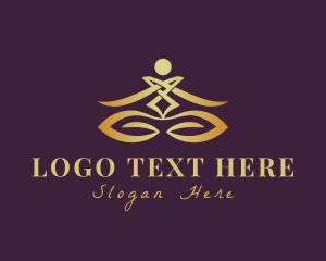 Yogi - Human Yoga Meditate logo design