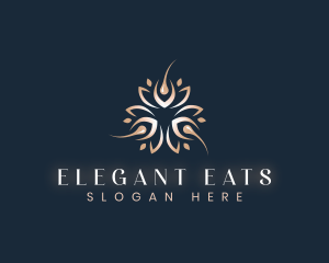 Elegant Wellness  Skin Hair Follicle logo design