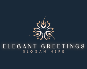 Elegant Wellness  Skin Hair Follicle logo design