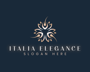 Elegant Wellness  Skin Hair Follicle logo design