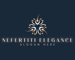 Elegant Wellness  Skin Hair Follicle logo design