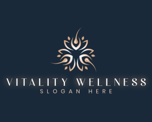 Elegant Wellness  Skin Hair Follicle logo design