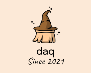 Chore - Witch Hat Broom logo design