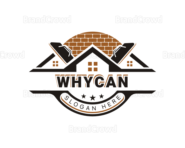 Paving Bricklaying Masonry Logo