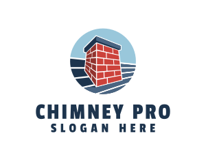 Chimney - Brick Chimney Construction logo design