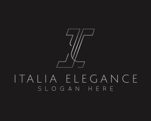 Elegant Boutique Letter I logo design