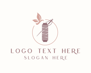 Embroidery - Sewing Needle Thread logo design