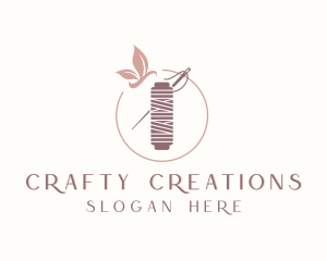 Hobby - Sewing Needle Thread logo design