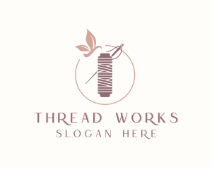 Thread - Sewing Needle Thread logo design