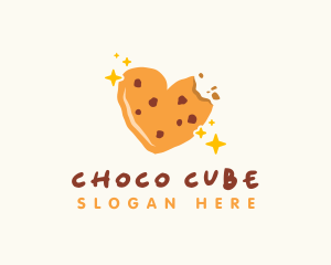 Confectionery - Heart Cookie Bakery Bites logo design