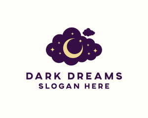 Star Moon Cloud logo design