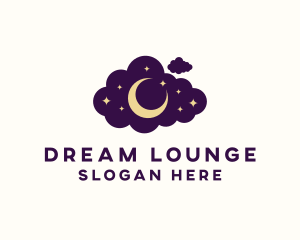 Star Moon Cloud logo design