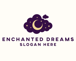 Star Moon Cloud logo design