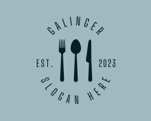 Cutlery - Food Diner Restaurant logo design