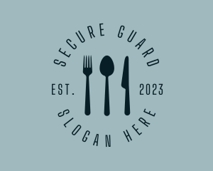 Utensils - Food Diner Restaurant logo design