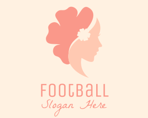 Flower Woman Profile Logo