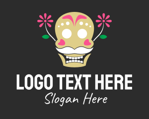 Mexican Sugar Skull Logo