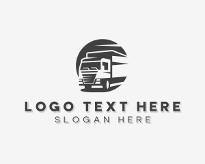 Transportation - Delivery Trucking Vehicle logo design