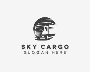 Delivery Trucking Vehicle logo design