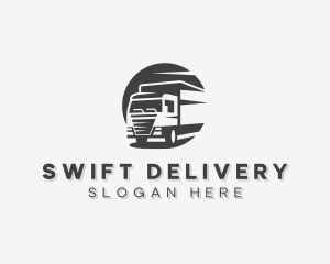 Delivery Trucking Vehicle logo design