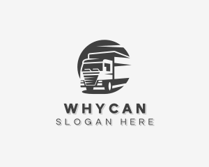 Truck - Delivery Trucking Vehicle logo design
