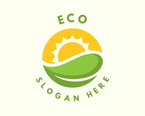 Sun Leaf Eco Farm Logo