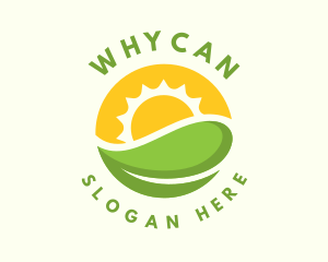 Sun Leaf Eco Farm Logo