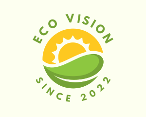 Sun Leaf Eco Farm logo design