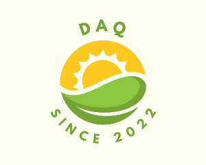 Green Sun - Sun Leaf Eco Farm logo design