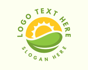 Sun Leaf Eco Farm Logo