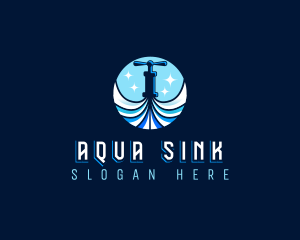 Sink - Plumbing Faucet Repair logo design