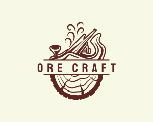 Lumberjack Wood Worker logo design