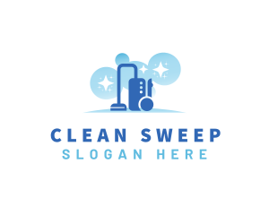 Vacuum Hoover Cleaning logo design