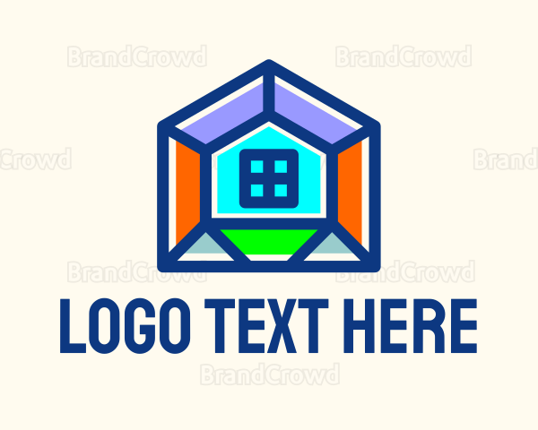 Multicolor Home Builder Logo