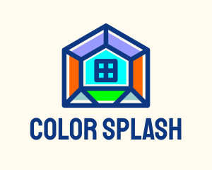 Multicolor Home Builder  logo design