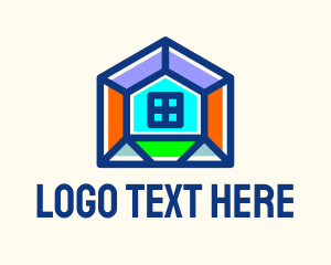 Color - Multicolor Home Builder logo design