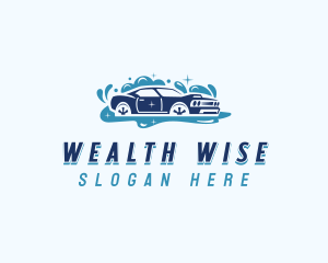 Car Care - Auto Wash Cleaning logo design