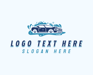 Vehicle - Auto Wash Cleaning logo design