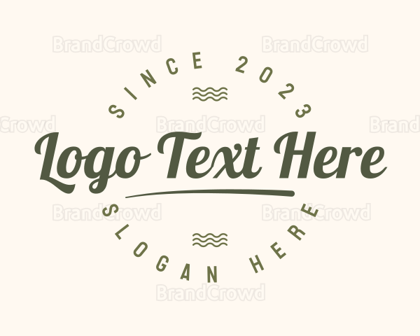 Beachwear Branding Apparel Logo