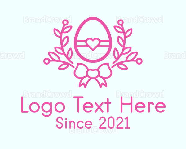 Pink Egg Decor Logo