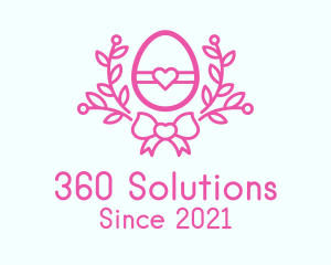 Pink Egg Decor logo design