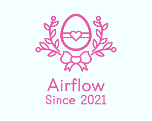 Pink Egg Decor logo design